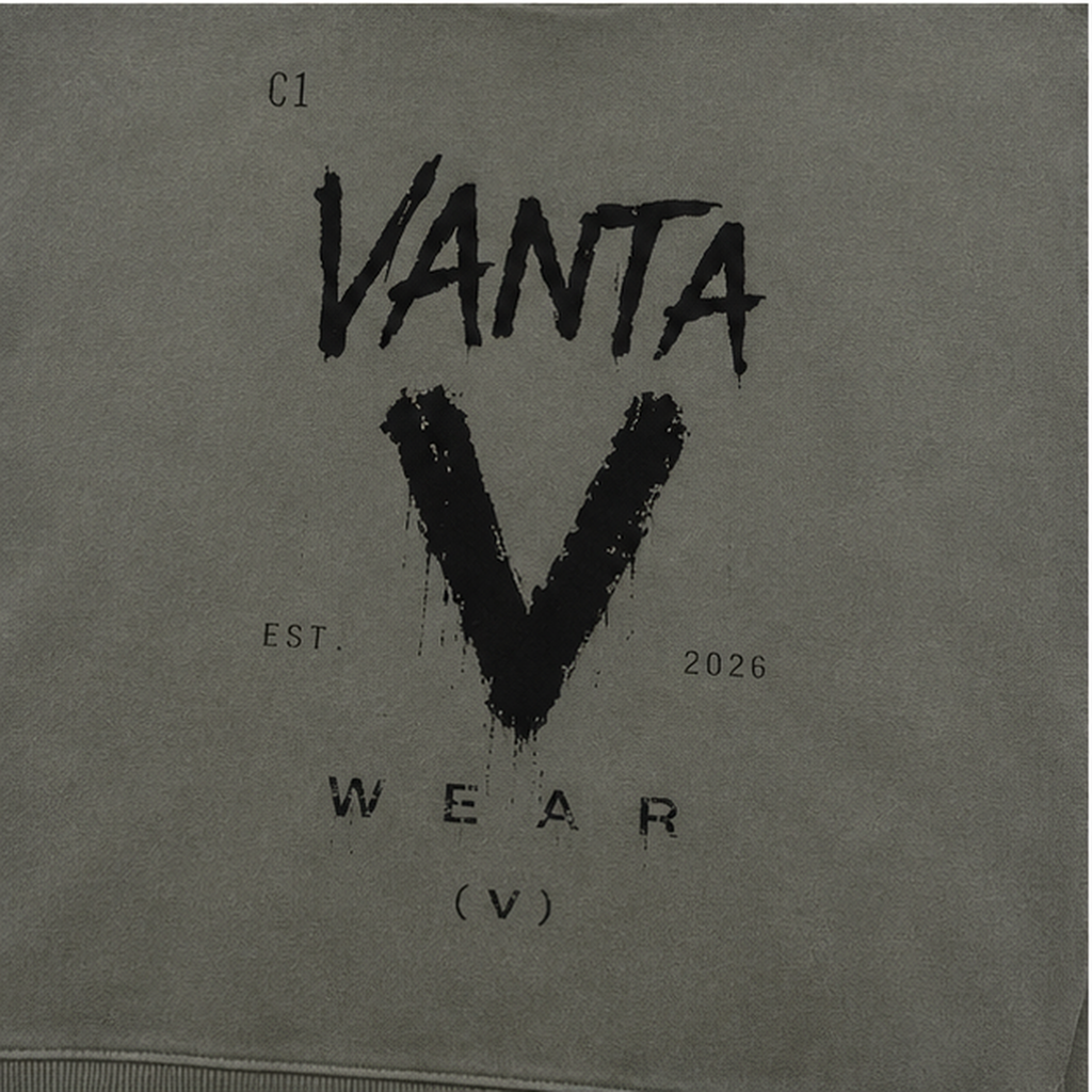 Vanta Grey Paint Hoodie