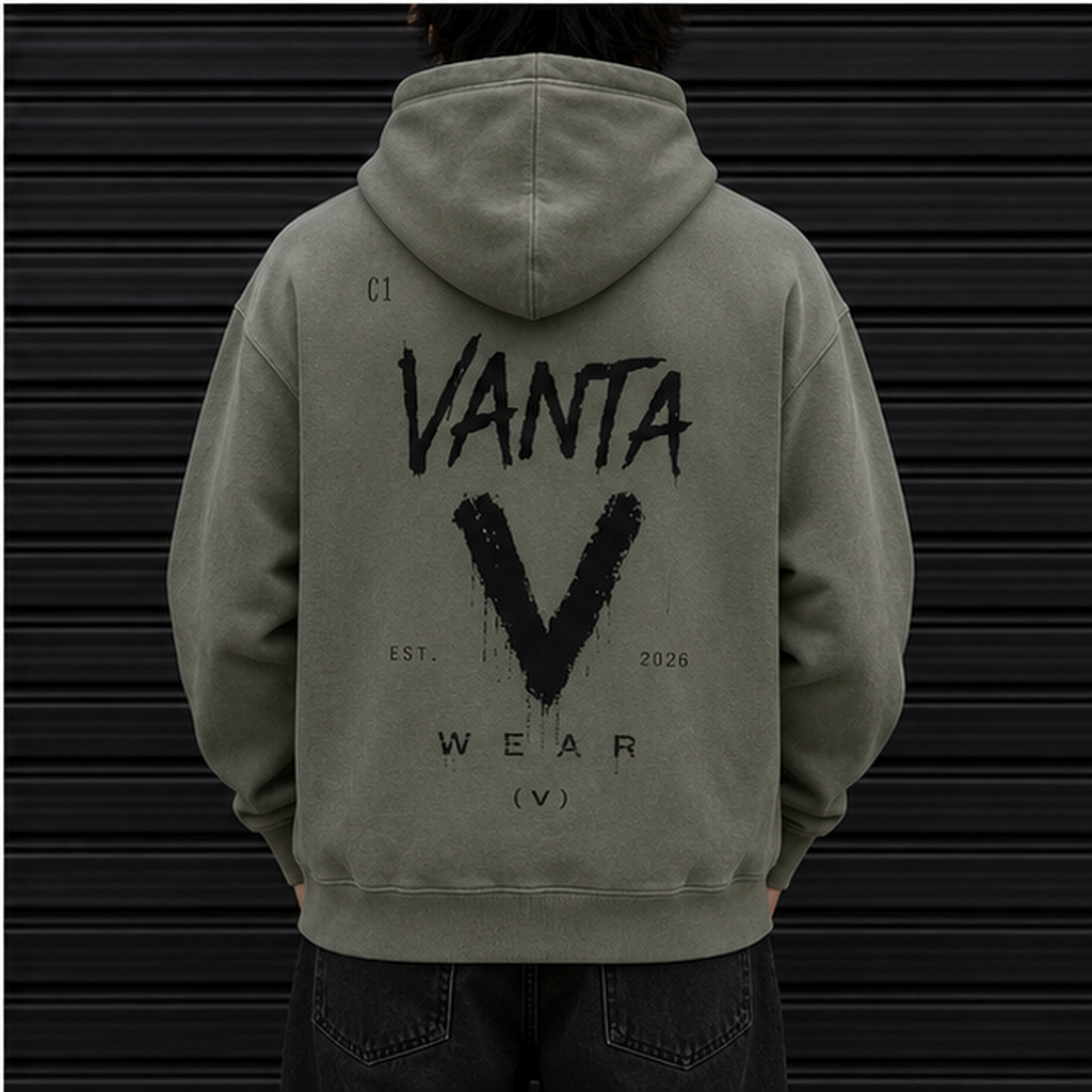 Vanta Grey Paint Hoodie