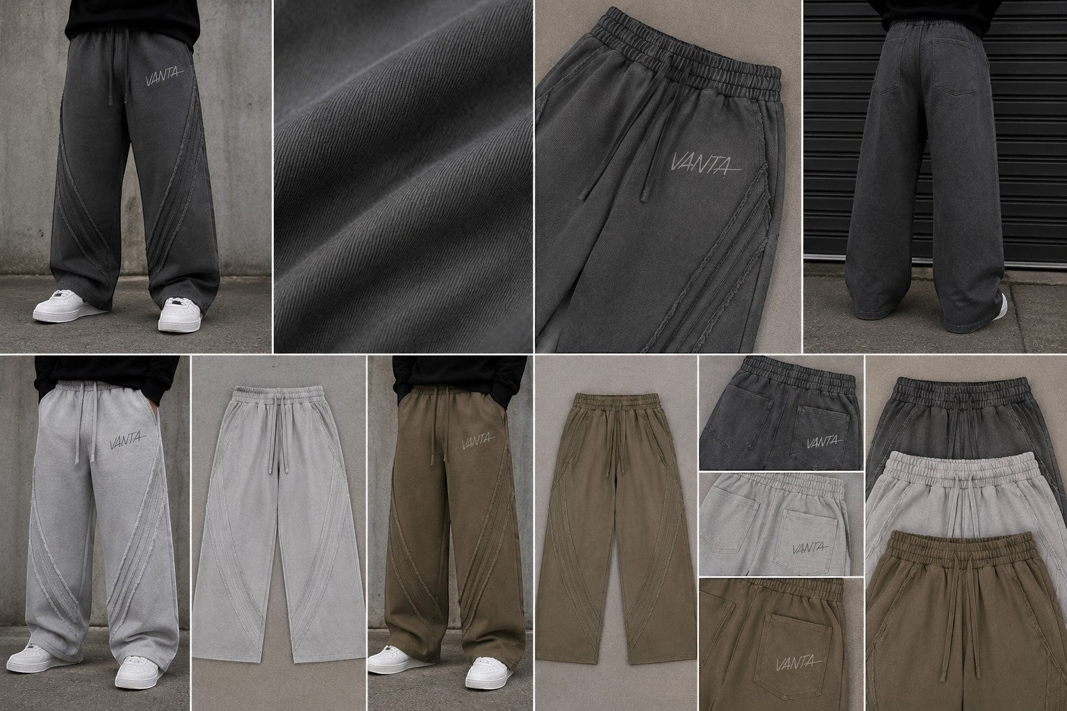 VANTA Snow Washed Sweats