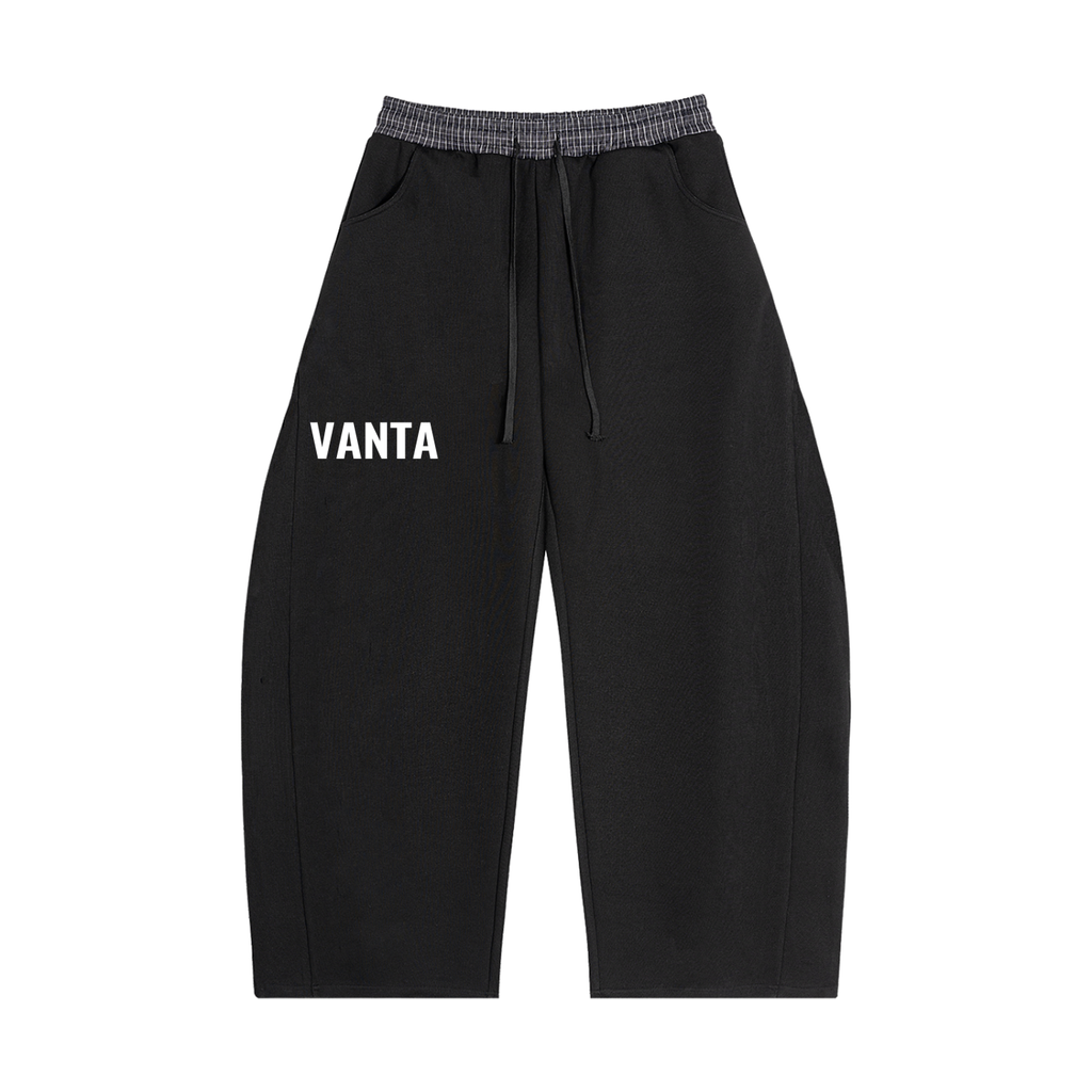 Vanta Plaid Waistband Barrel Sweatpants