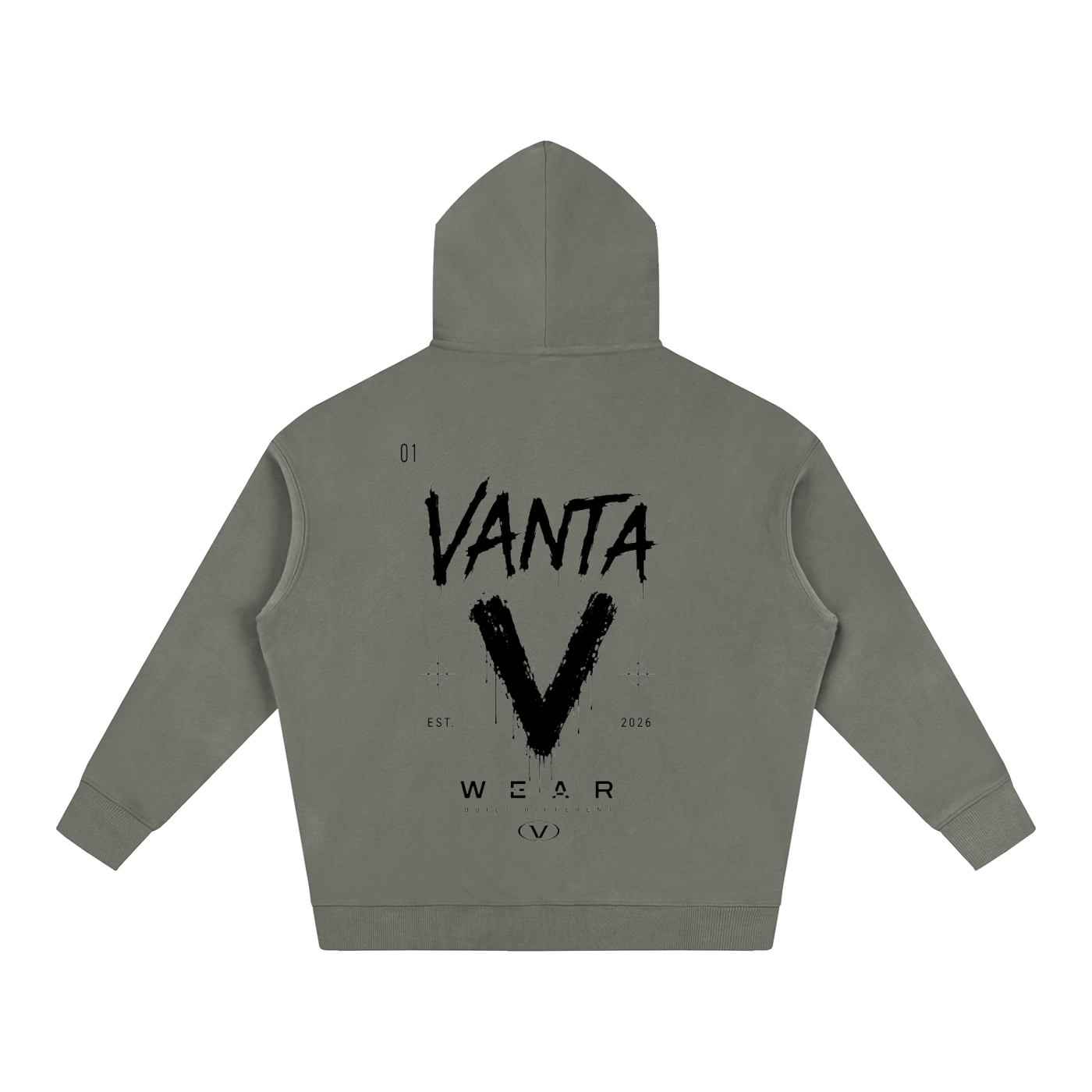 Vanta Grey Paint Hoodie
