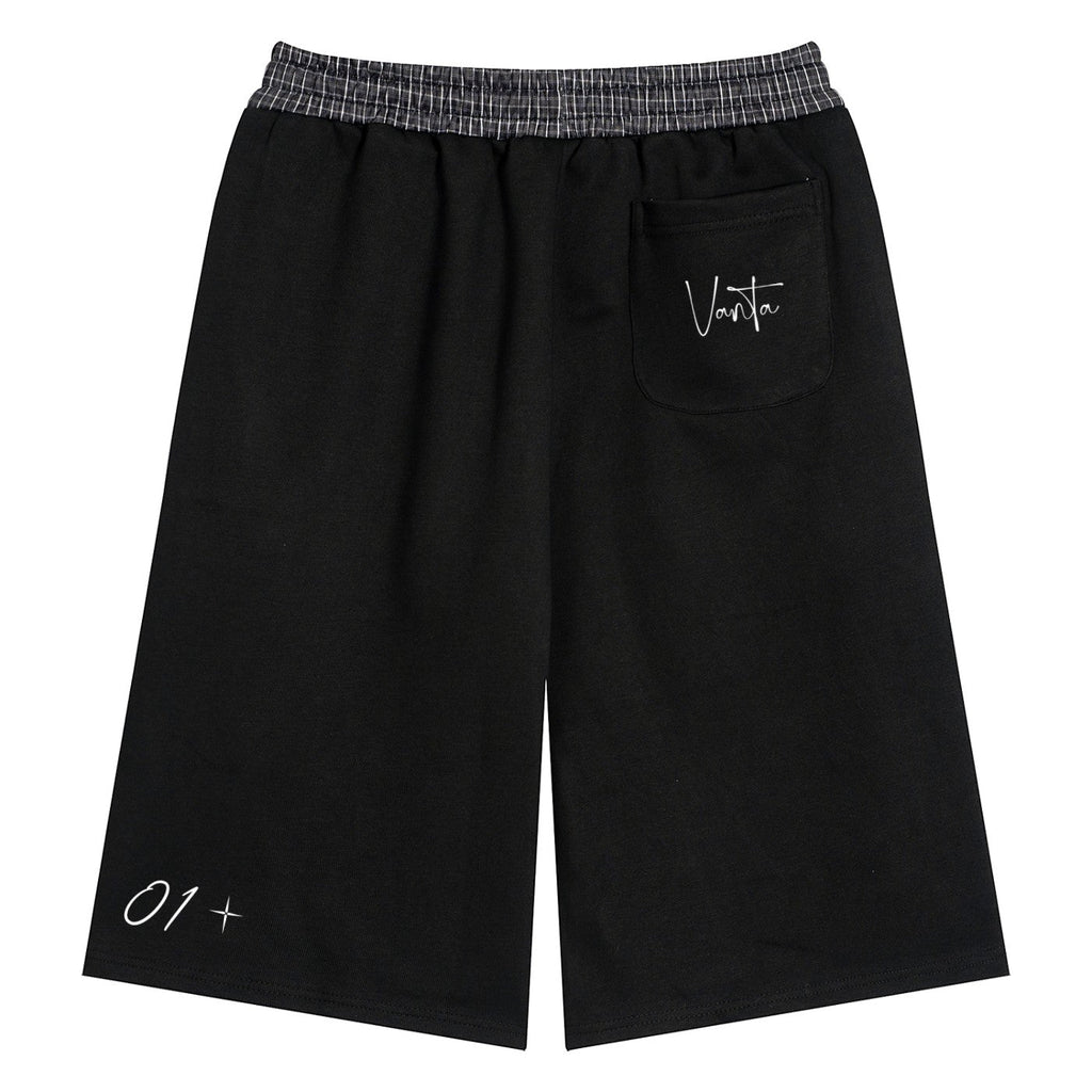 VANTA Plaid Waistband Shorts